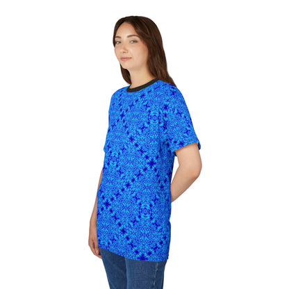 Blue Kaleidoscope All-Over Print Tee