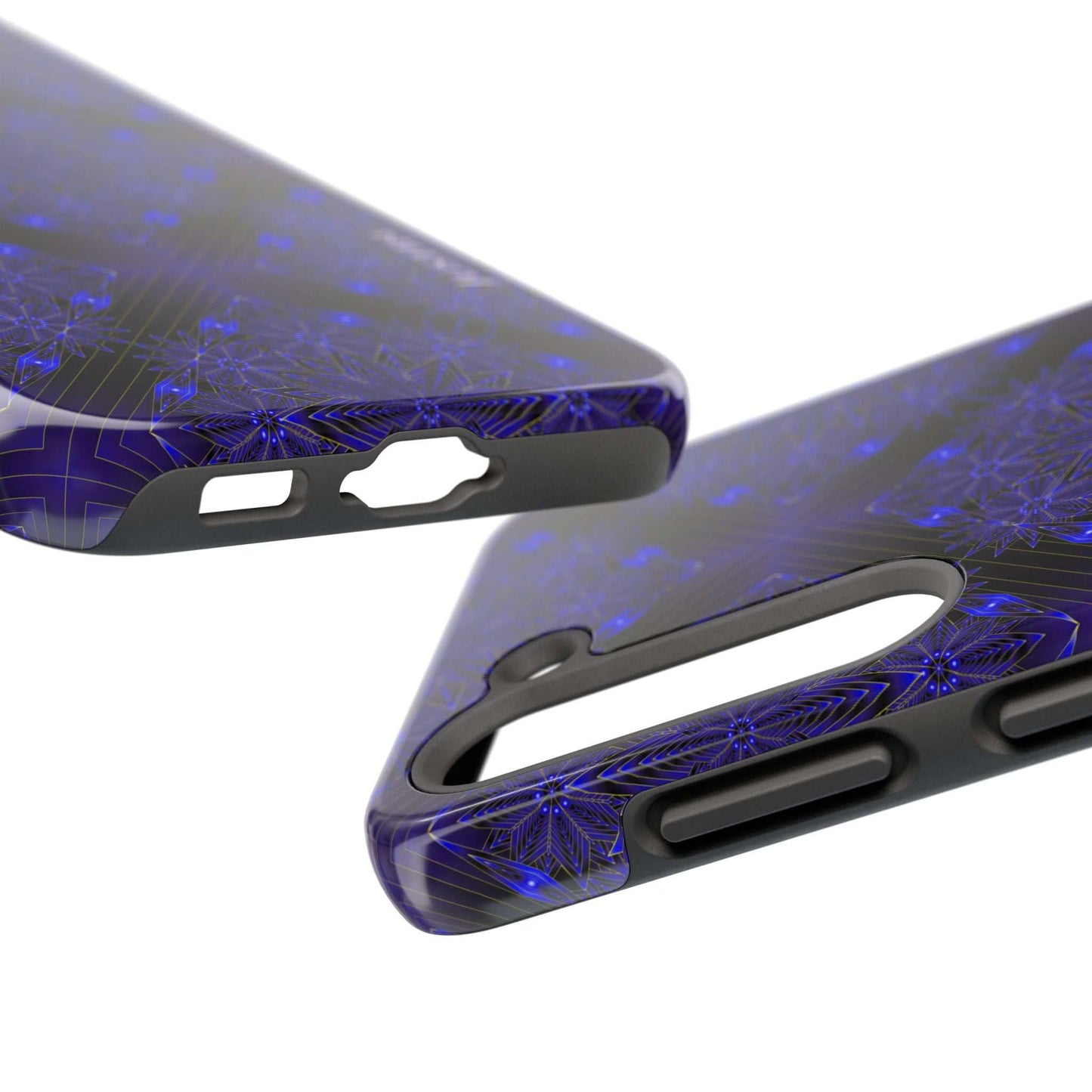 Blue Mandala Tough Phone Case — Protective Personalized Phone Cover