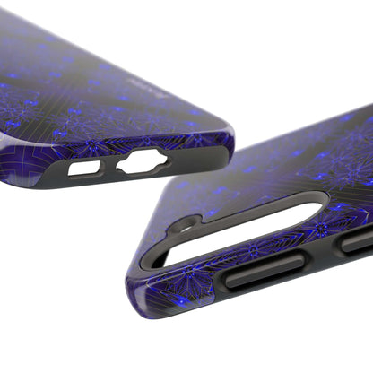 Blue Mandala Tough Phone Case — Protective Personalized Phone Cover