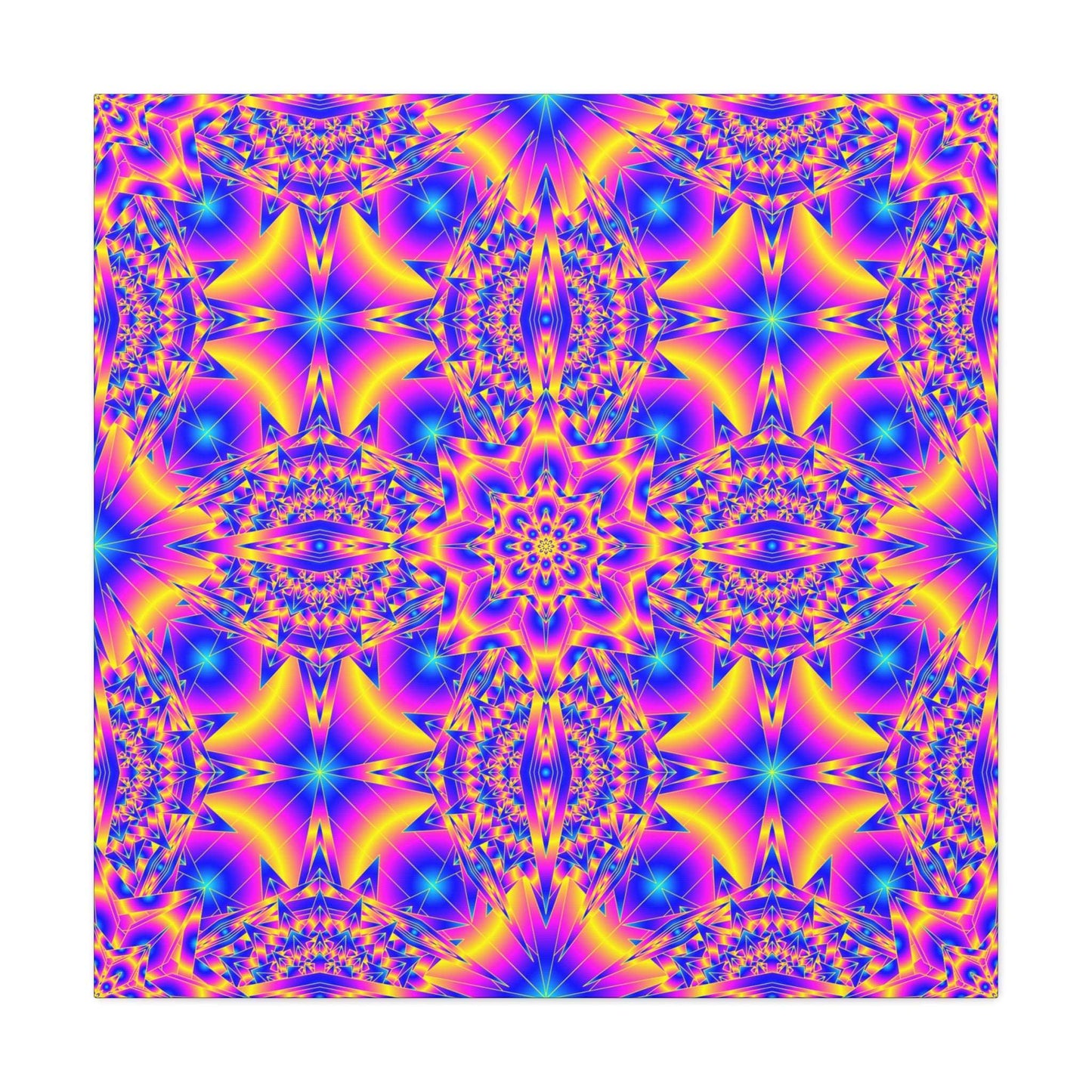 Psychedelic Kaleidoscope Canvas