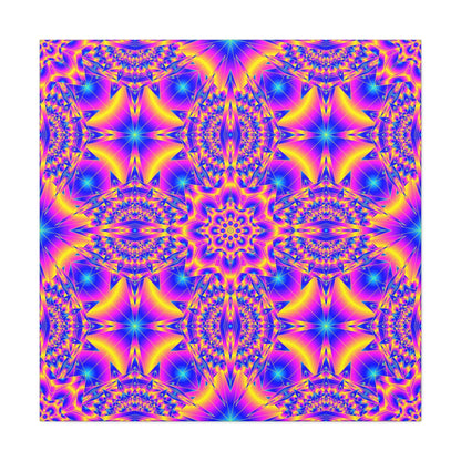 Psychedelic Kaleidoscope Canvas