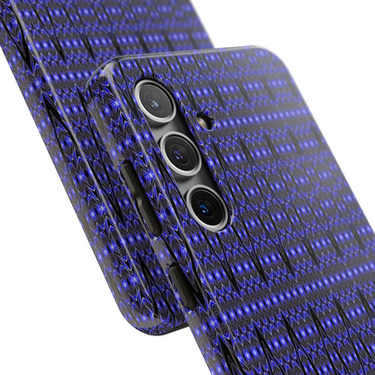 Personalized Blue Tribal Tough Phone Case — Custom Name Phone Case