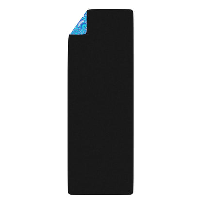 Blue Mandala Rubber Yoga Mat — Non-Slip Eco Fitness Mat