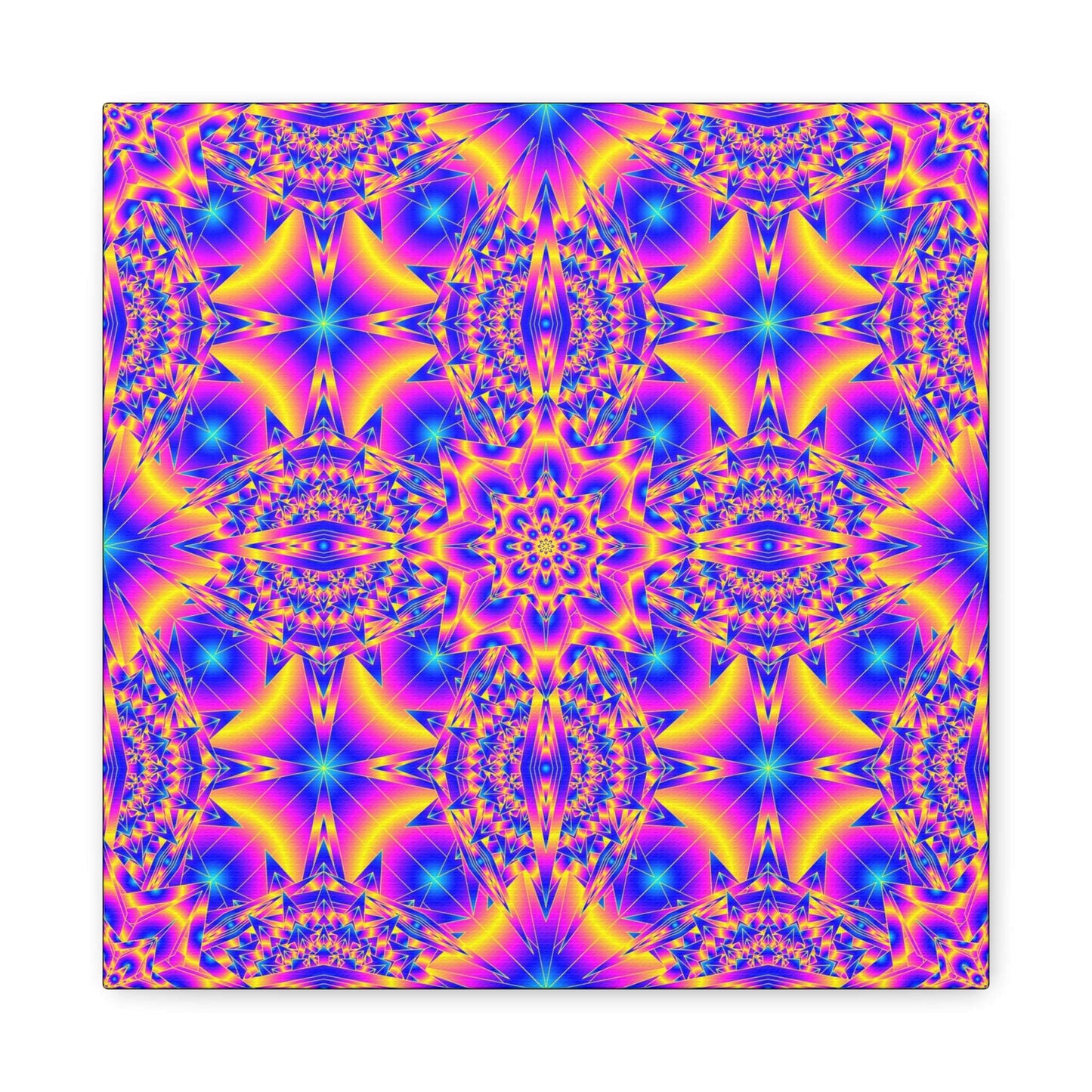 Psychedelic Kaleidoscope Canvas