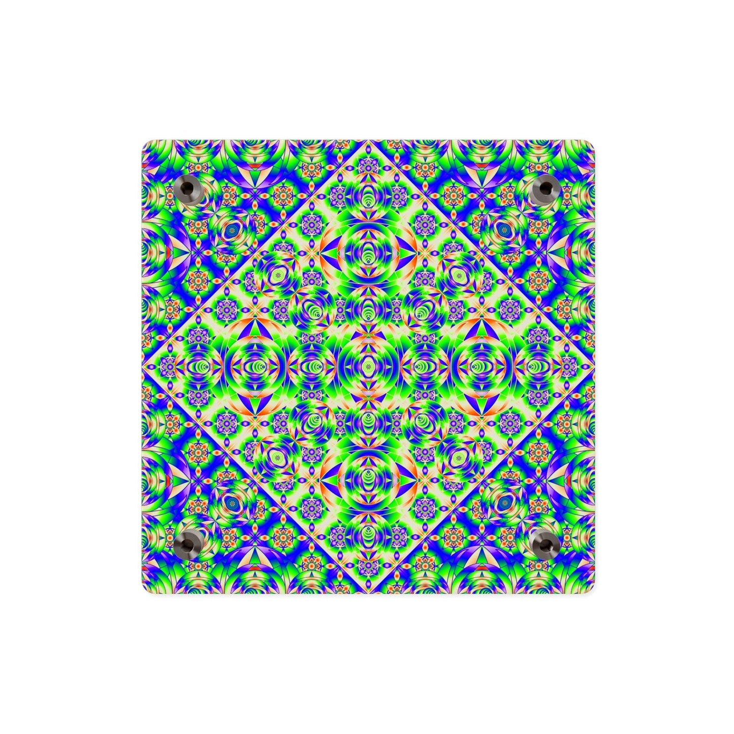 Psychedelic Kaleidoscope Acrylic Wall Art Panel