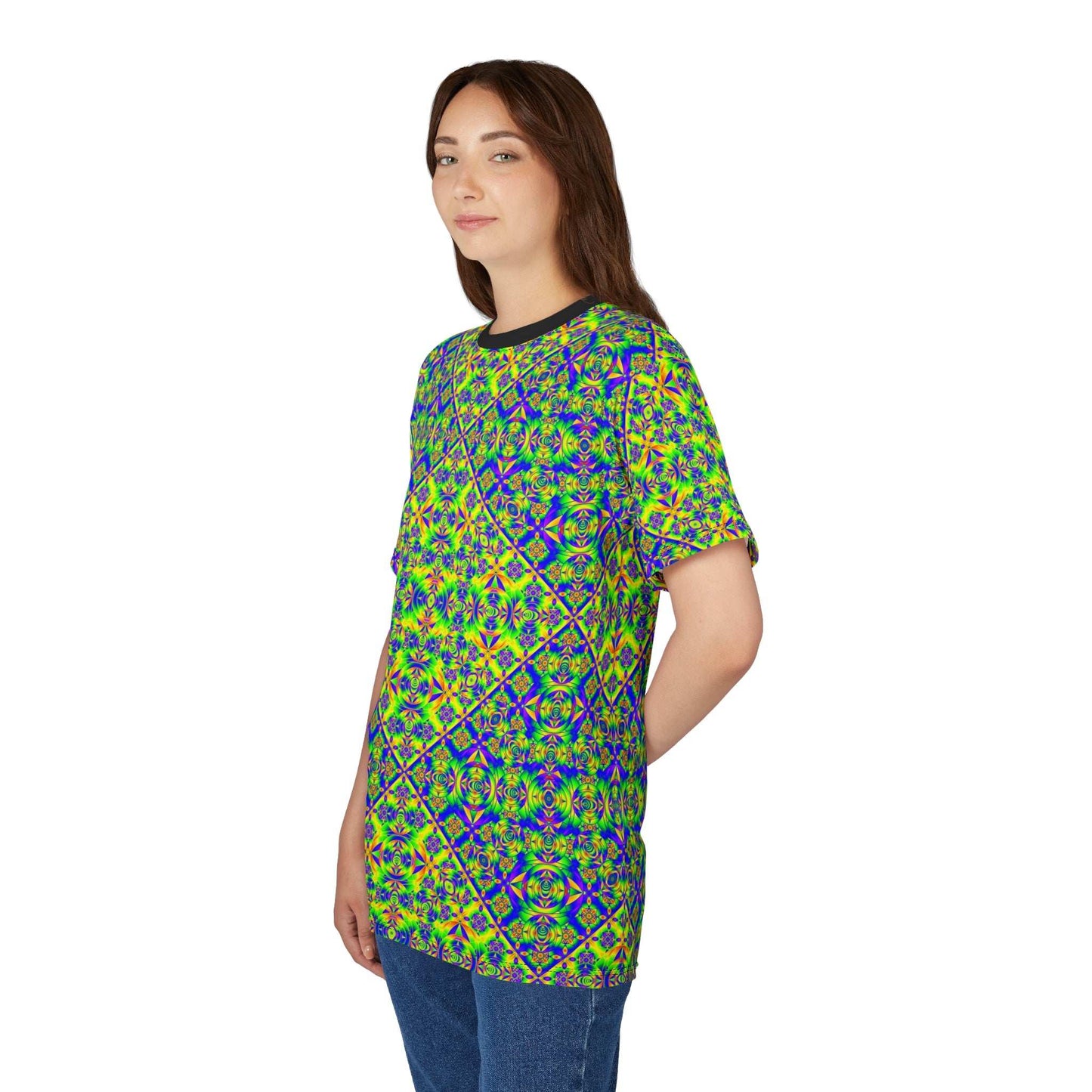 Psychedelic Kaleidoscope All-Over Print Tee