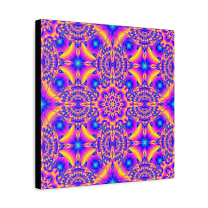 Psychedelic Kaleidoscope Canvas