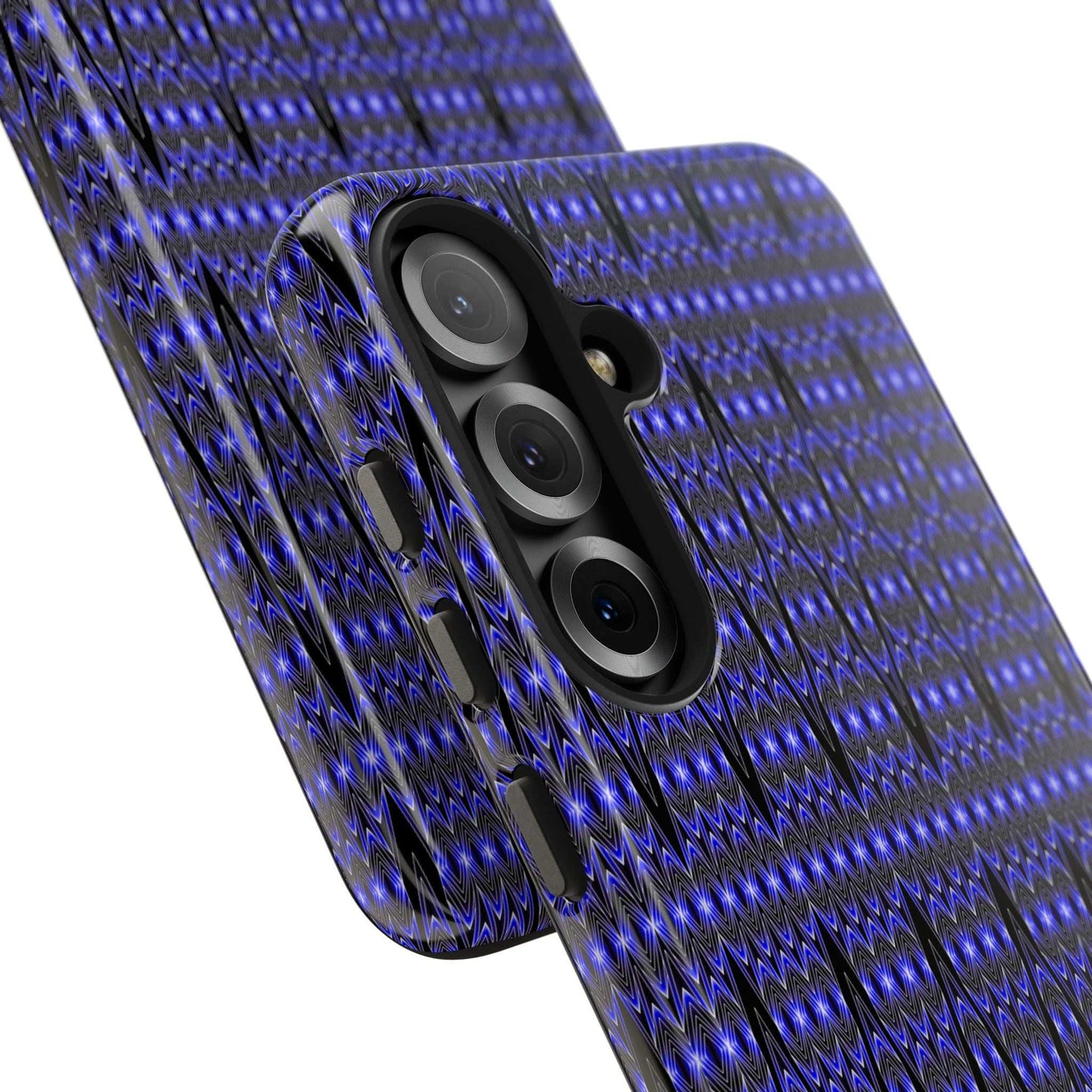 Personalized Blue Tribal Tough Phone Case — Custom Name Phone Case