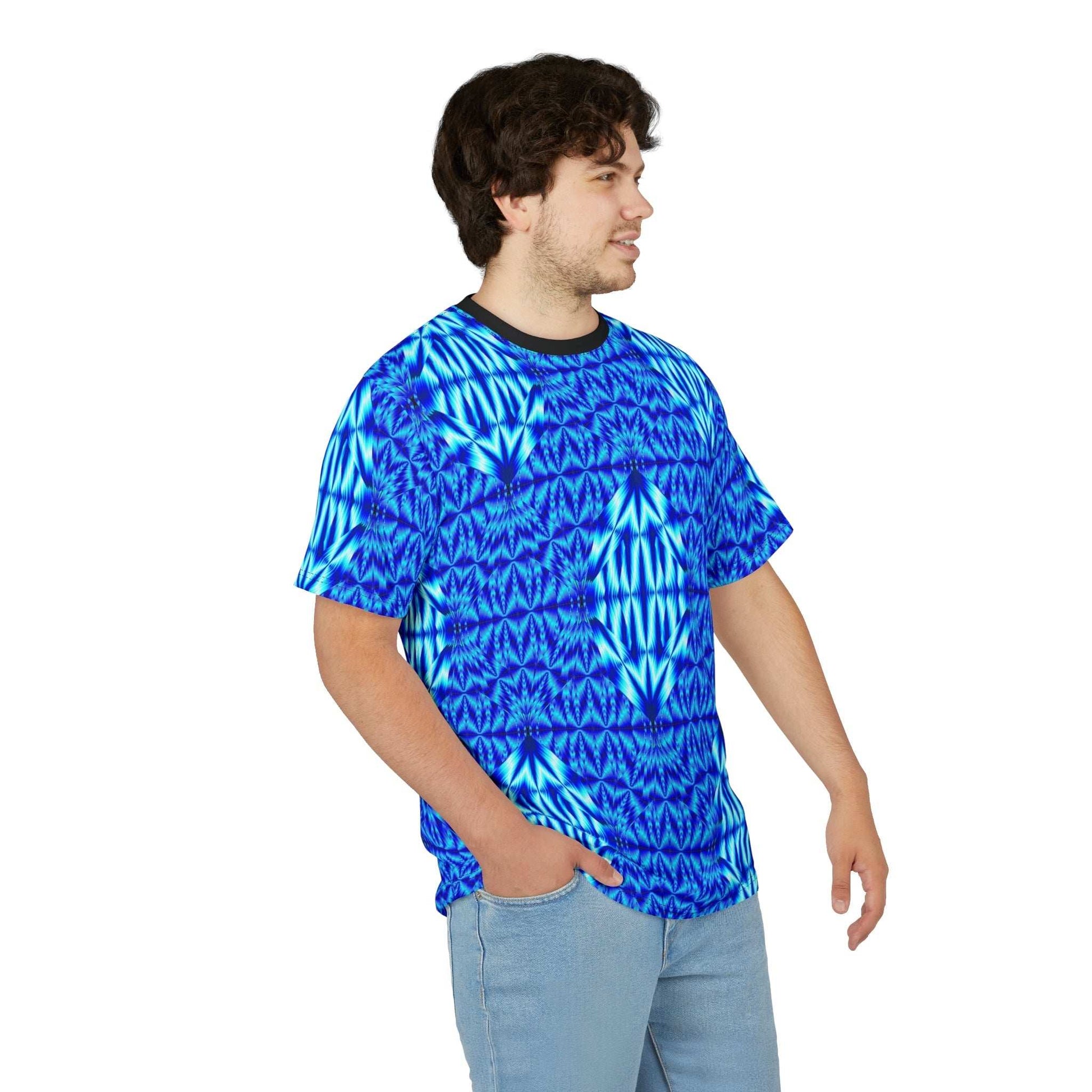 Blue Tie-Dye Kaleidoscope Tee
