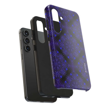 Blue Mandala Tough Phone Case — Protective Personalized Phone Cover