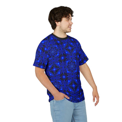 Blue Kaleidoscope All-Over Print Tee