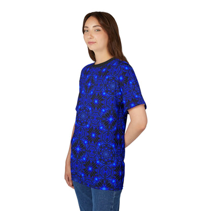 Blue Kaleidoscope All-Over Print Tee