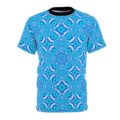 Blue Kaleidoscope All-Over Print T-Shirt