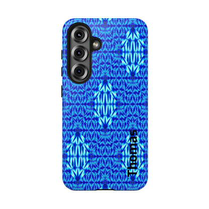Blue Tribal Pattern Tough Phone Case
