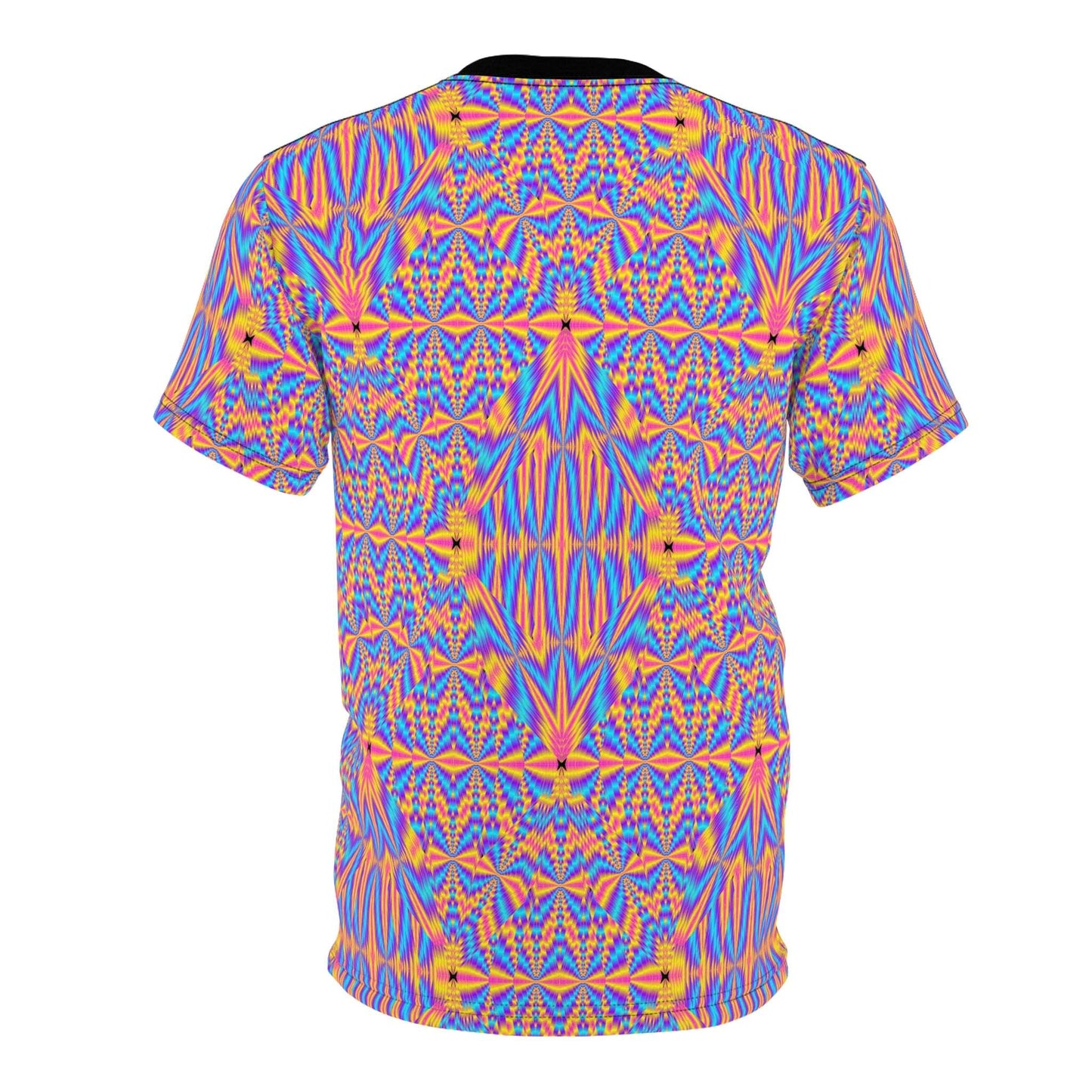 Psychedelic Kaleidoscope Tee — Vibrant All-Over Print Graphic T-Shirt