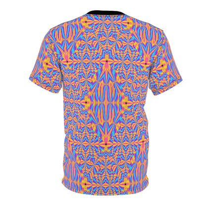 Psychedelic Kaleidoscope Tee — Vibrant All-Over Print Graphic T-Shirt
