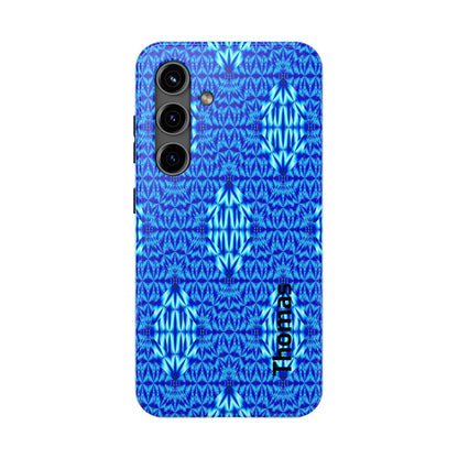 Blue Tribal Pattern Tough Phone Case