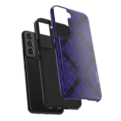 Blue Mandala Tough Phone Case — Protective Personalized Phone Cover