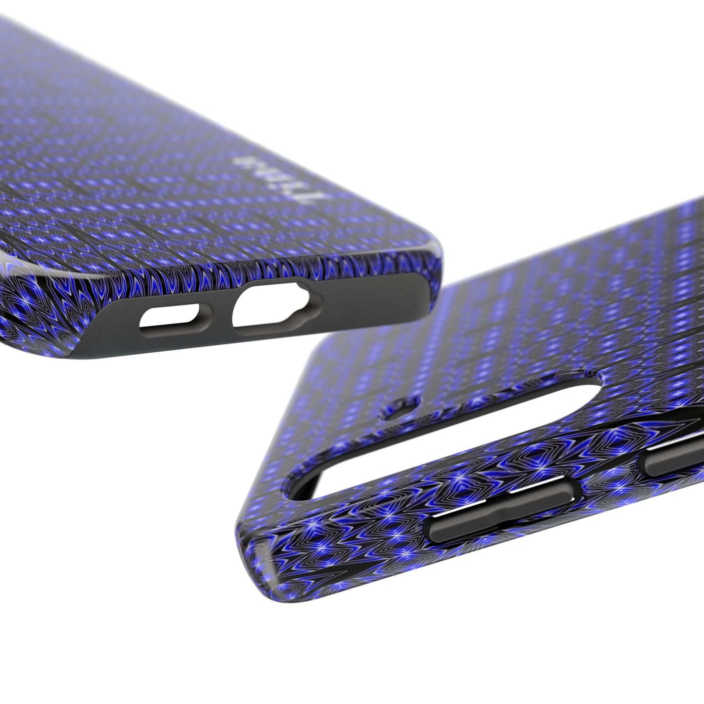 Personalized Blue Tribal Tough Phone Case — Custom Name Phone Case