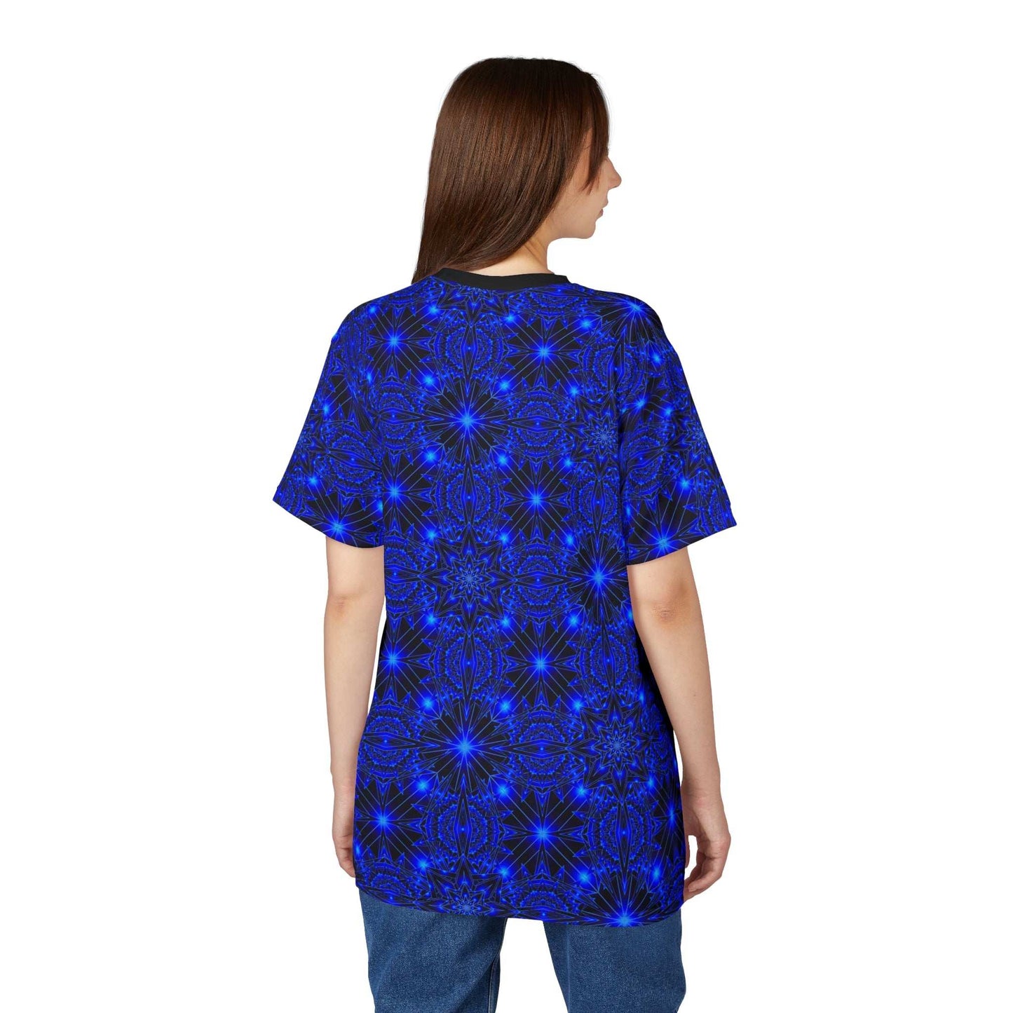 Blue Kaleidoscope All-Over Print Tee