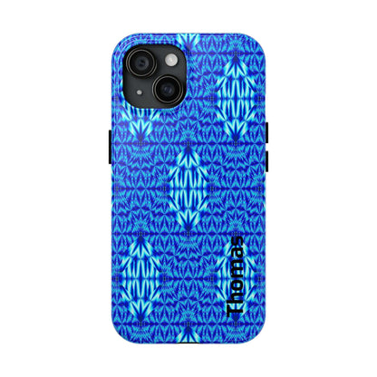 Blue Tribal Pattern Tough Phone Case