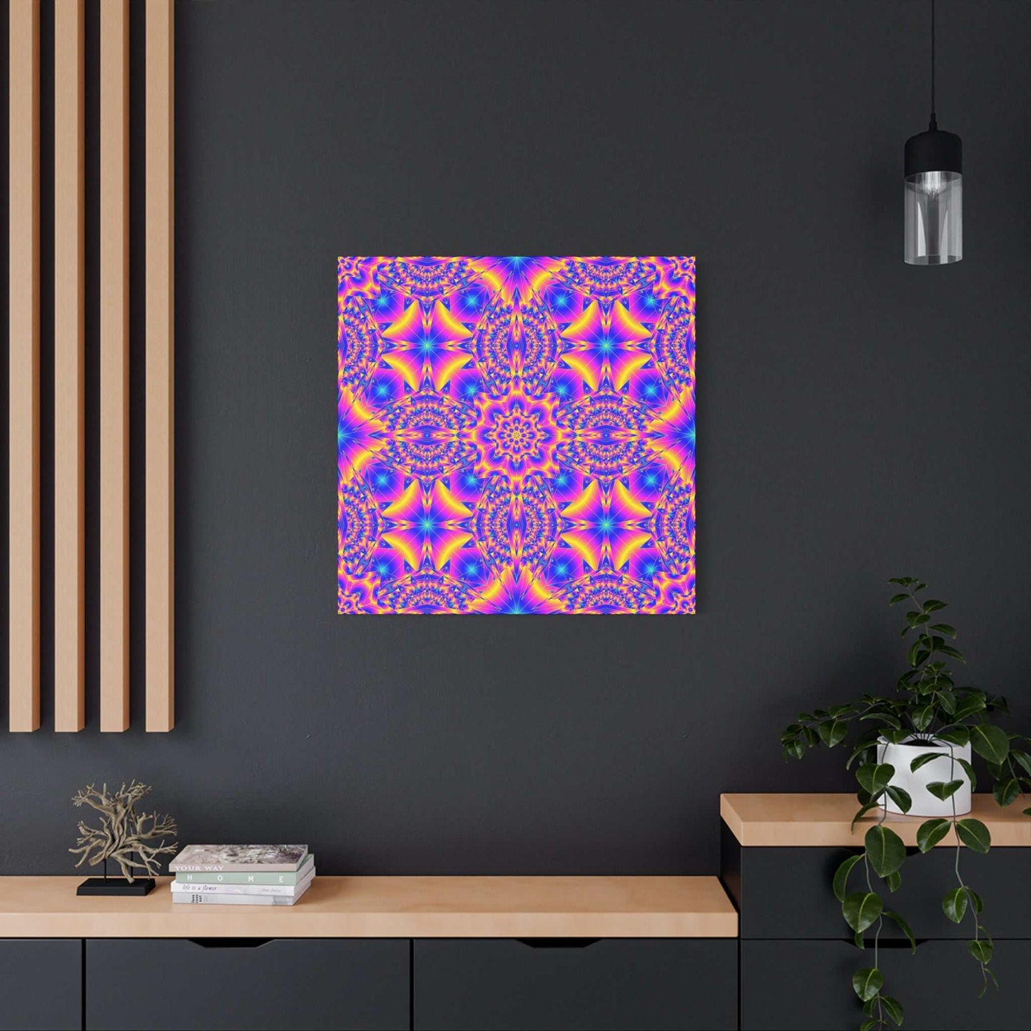Psychedelic Kaleidoscope Canvas
