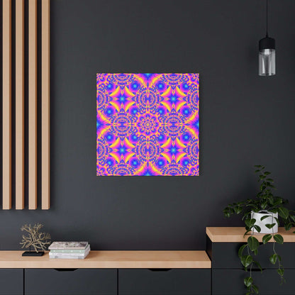Psychedelic Kaleidoscope Canvas