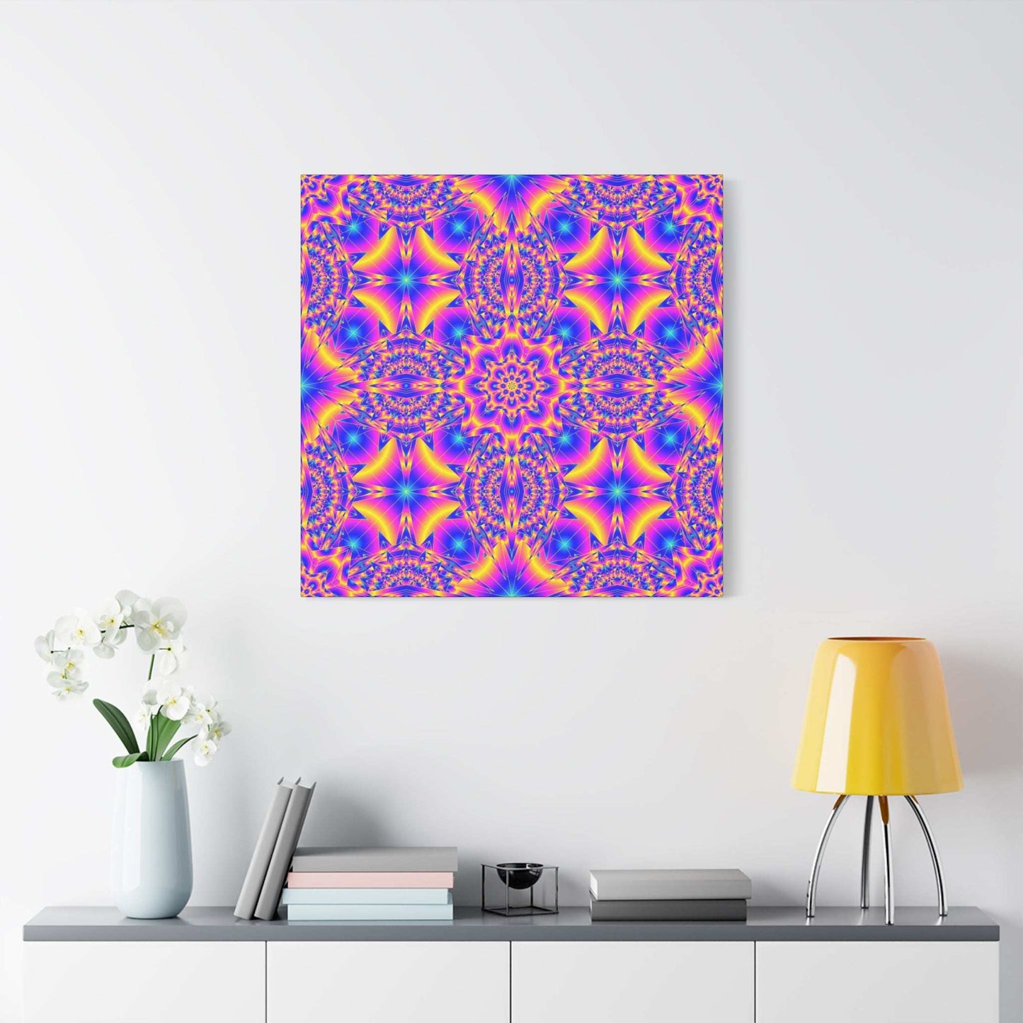 Psychedelic Kaleidoscope Canvas
