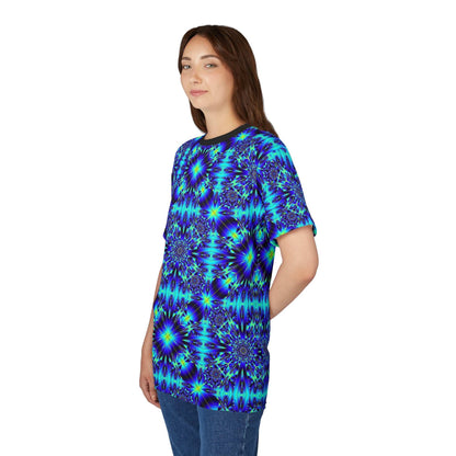 Blue Kaleidoscope All-Over Print Tee