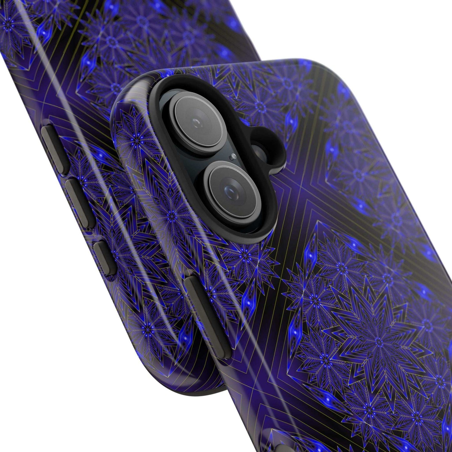 Blue Mandala Tough Phone Case — Protective Personalized Phone Cover
