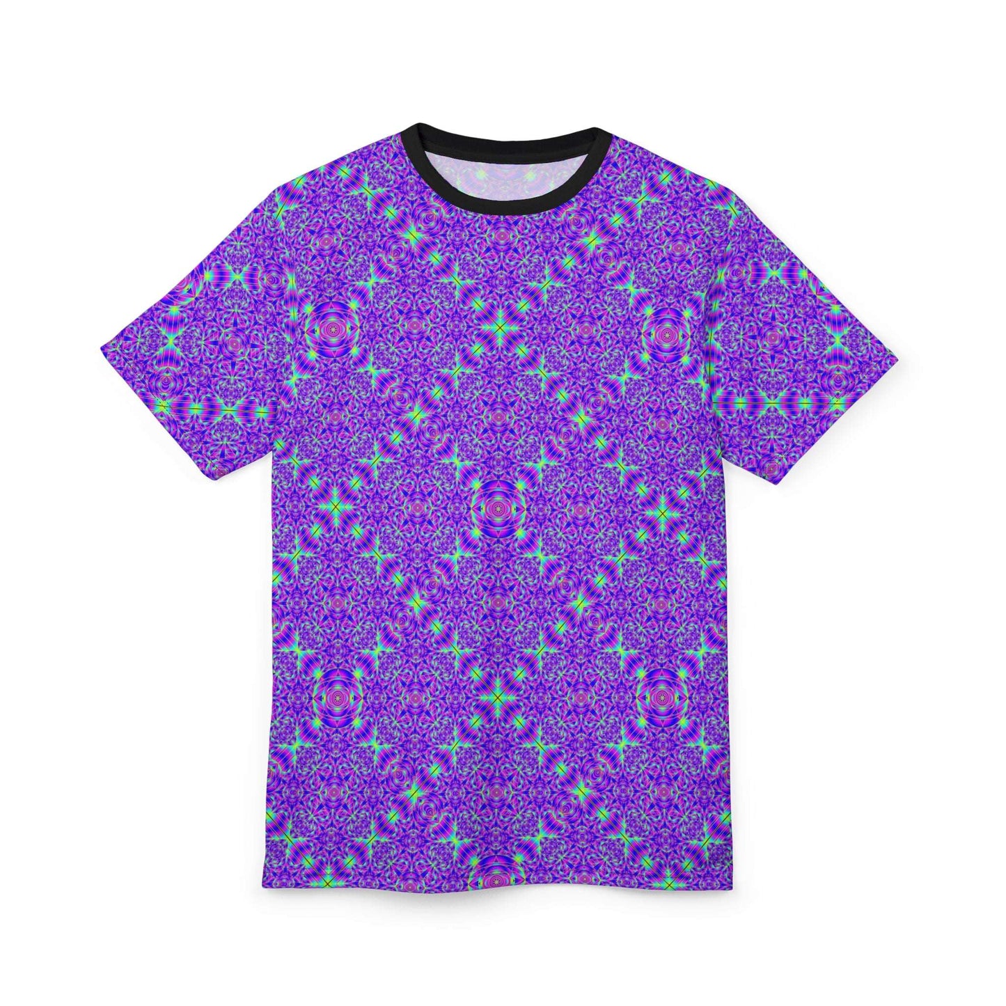 Kaleidoscope Violet All-Over Print Tee
