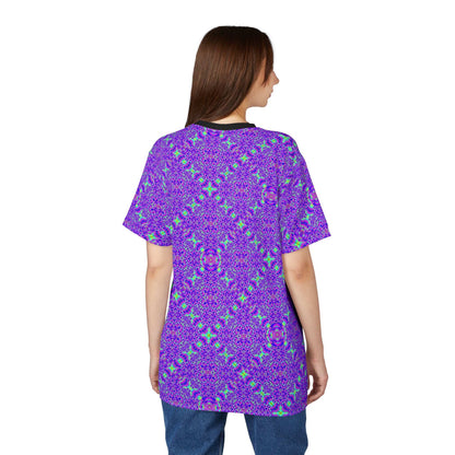 Kaleidoscope Violet All-Over Print Tee