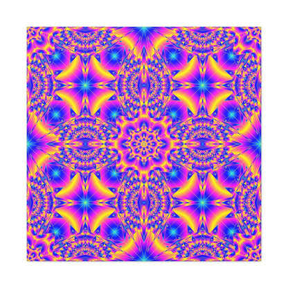 Psychedelic Kaleidoscope Canvas