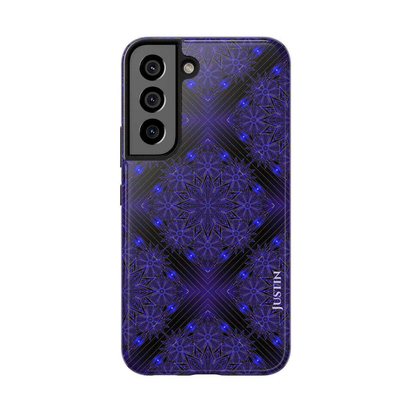 Blue Mandala Tough Phone Case — Protective Personalized Phone Cover