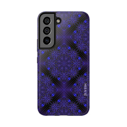 Blue Mandala Tough Phone Case — Protective Personalized Phone Cover