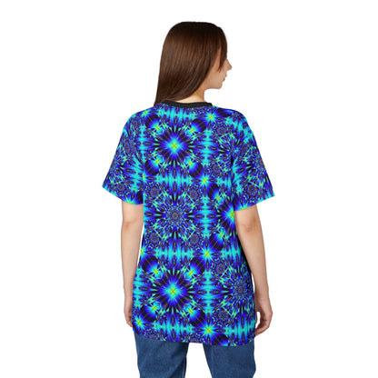 Blue Kaleidoscope All-Over Print Tee