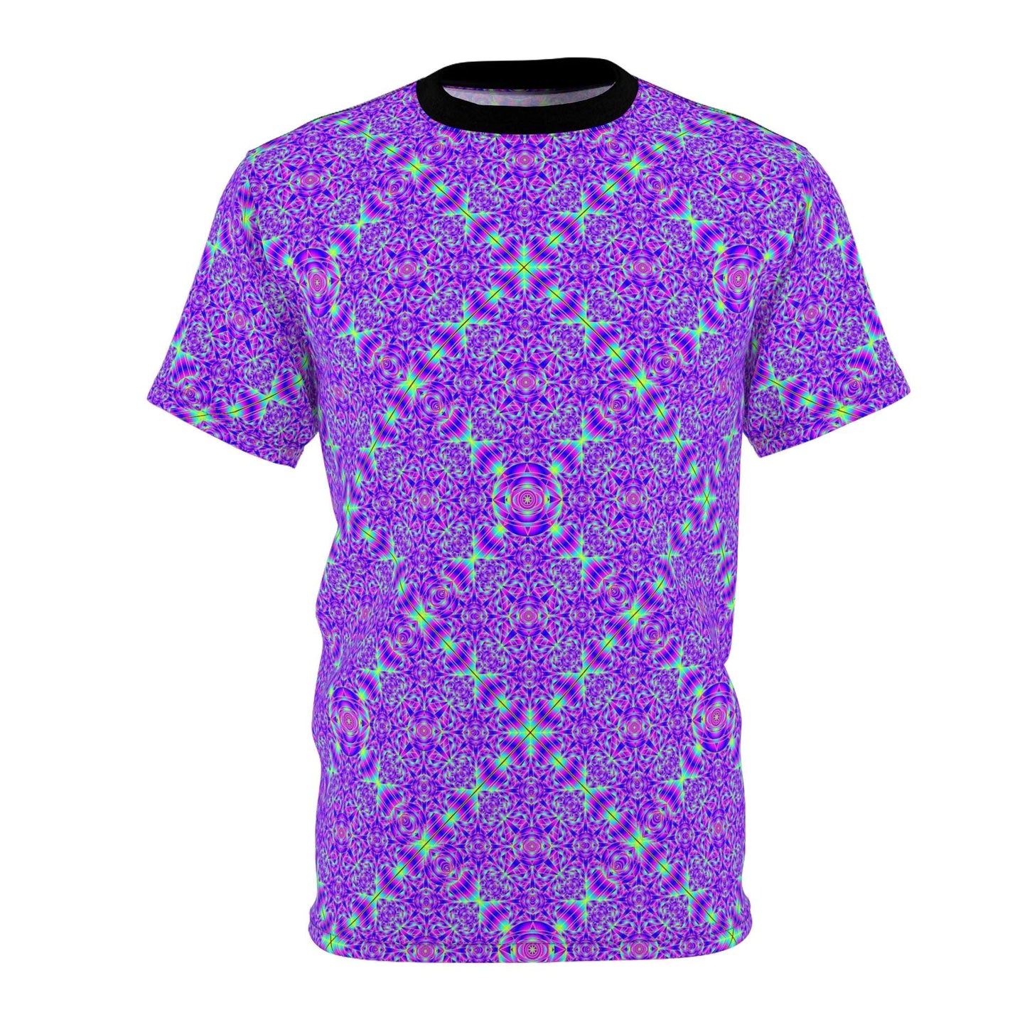 Kaleidoscope Violet All-Over Print Tee