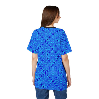 Blue Kaleidoscope All-Over Print Tee