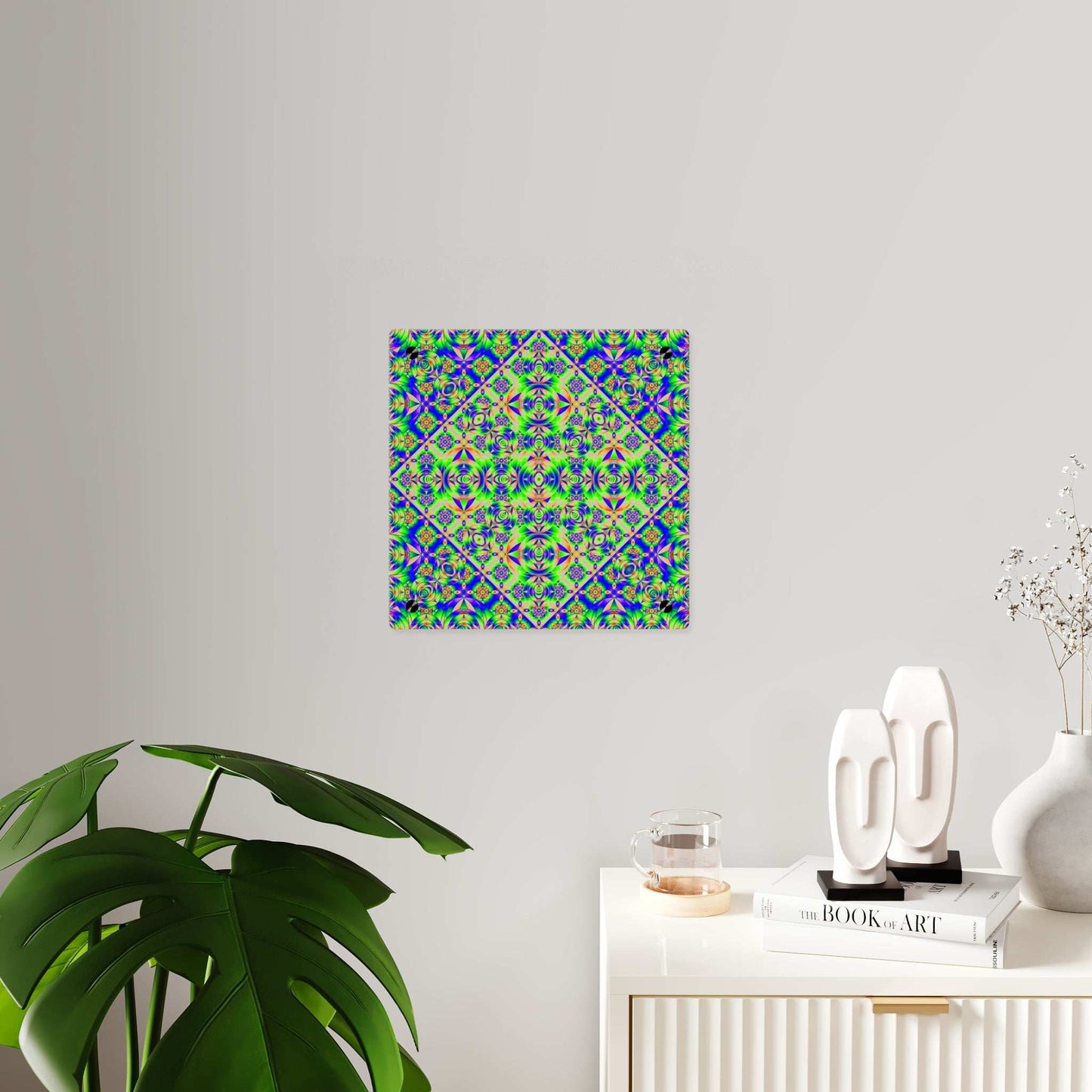 Psychedelic Kaleidoscope Acrylic Wall Art Panel