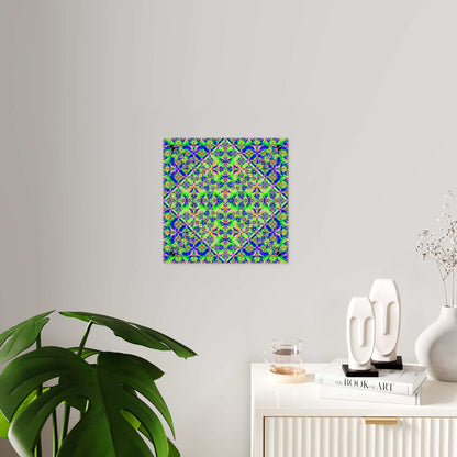 Psychedelic Kaleidoscope Acrylic Wall Art Panel